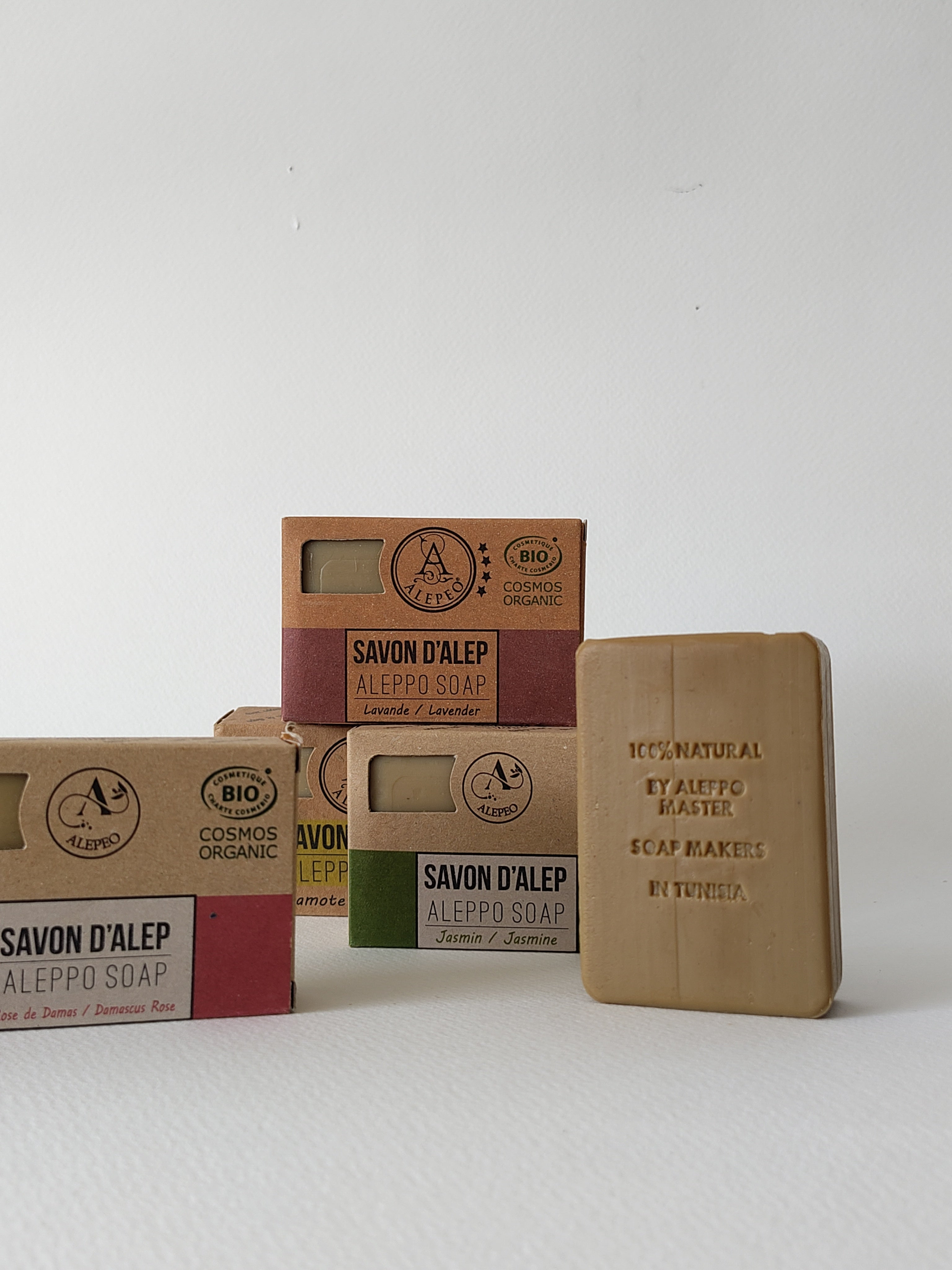 Savon d’Alep parfums au choix  – 100 g