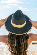 Chapeau en Paille – Noir