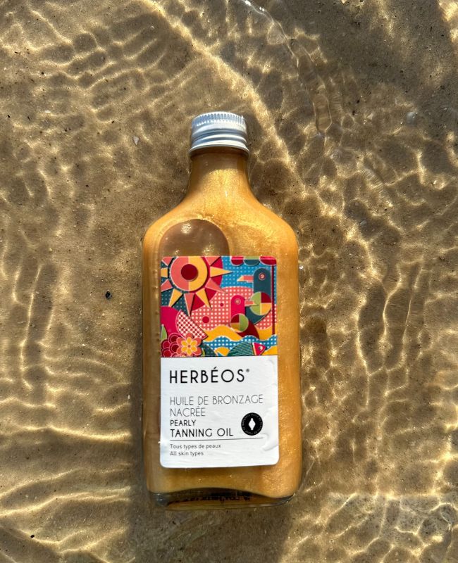 Huile de Bronzage Nacrée – 100 ml - HERBÉOS