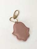 Porte-Clés Hamsa en chutes de cuir, coloris au choix