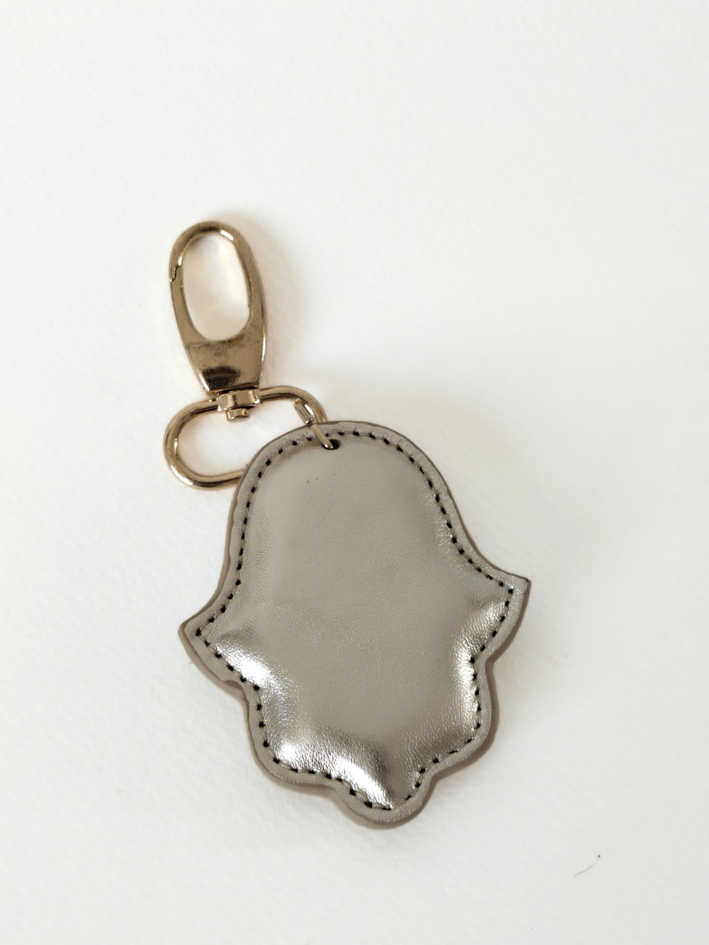 Porte-Clés Hamsa en chutes de cuir, coloris au choix