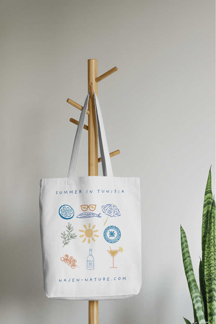 Translation missing: fr.Tote Bag Summer in Tunisia