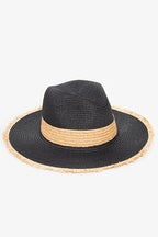 Chapeau en Paille – Noir