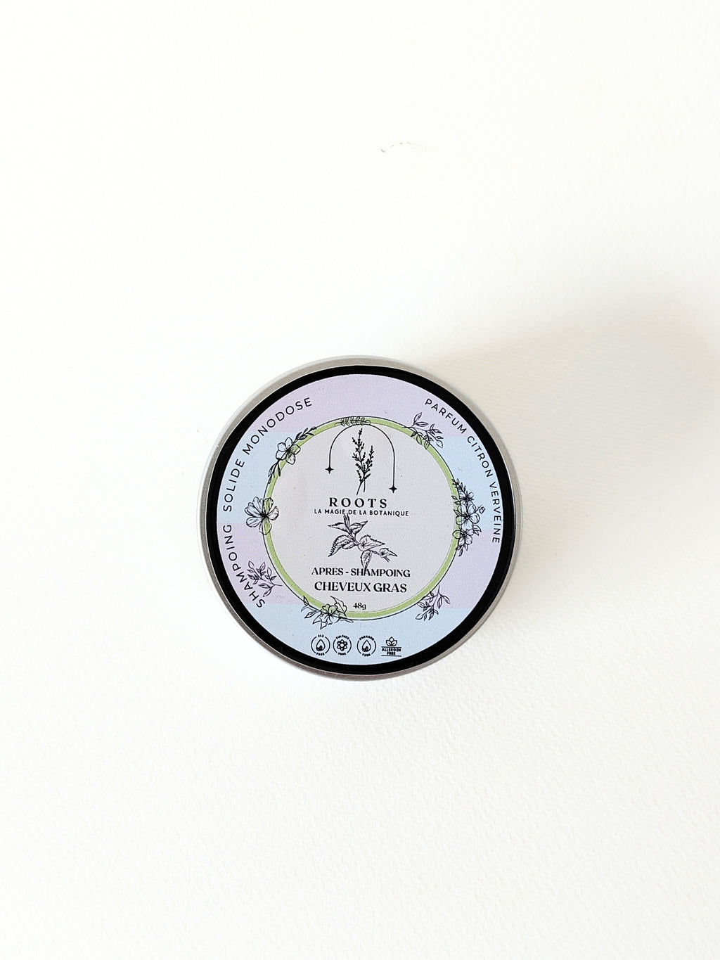 Après-Shampoing Solide Roots Citron& Verveine - Cheveux gras