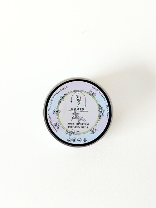 Après-Shampoing Solide Roots Citron& Verveine - Cheveux gras