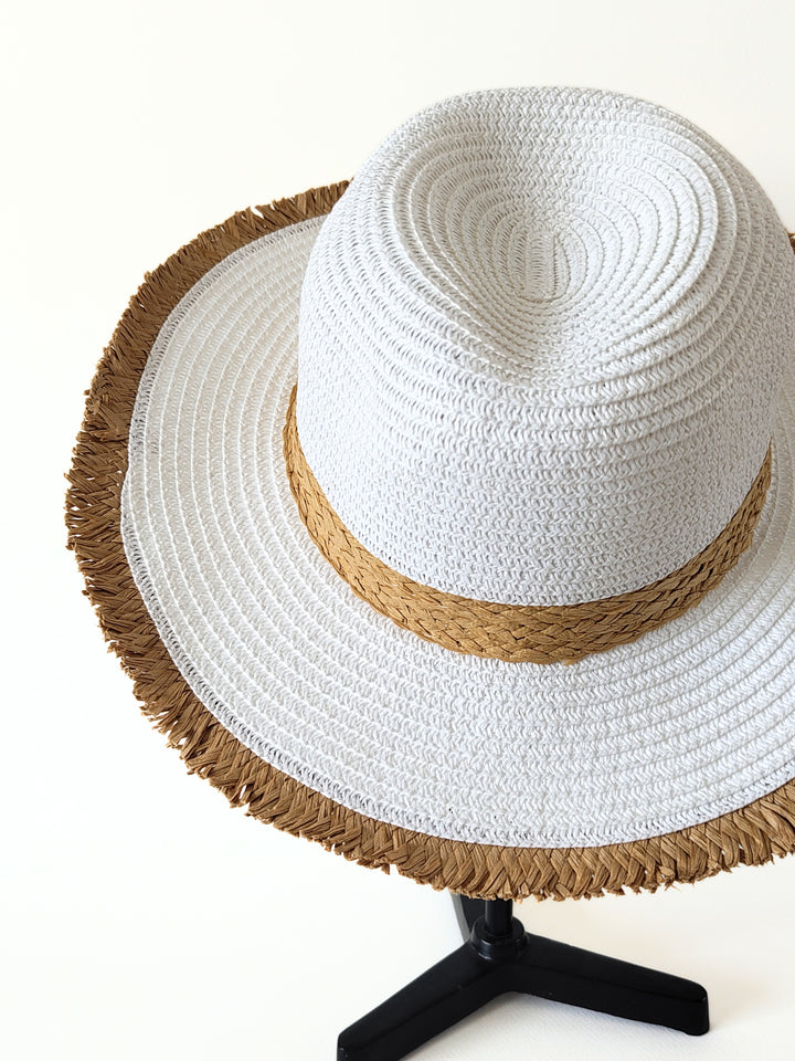 Translation missing: ja.Chapeau en Paille –  Blanc