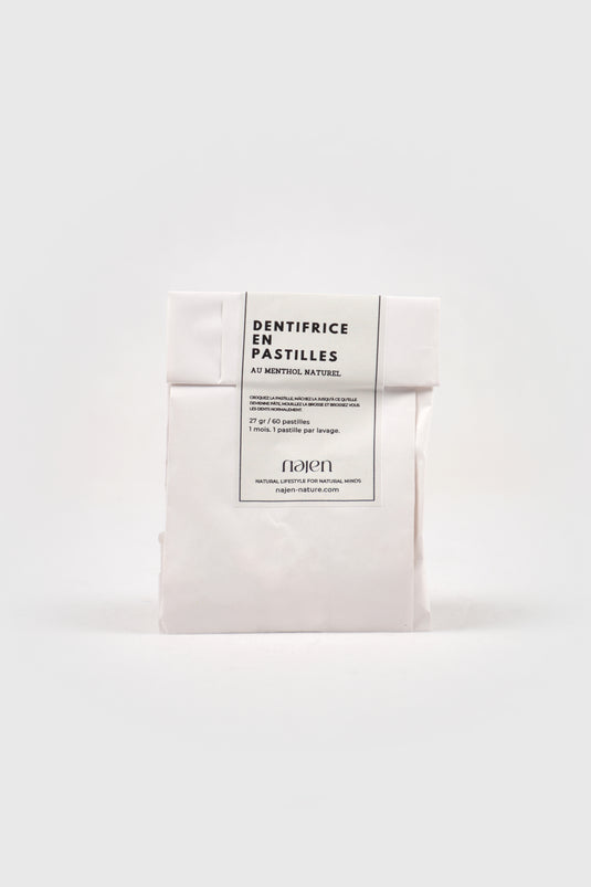 Translation missing: fr.Dentifrice en pastilles Najen - 60 pastilles (27 g)