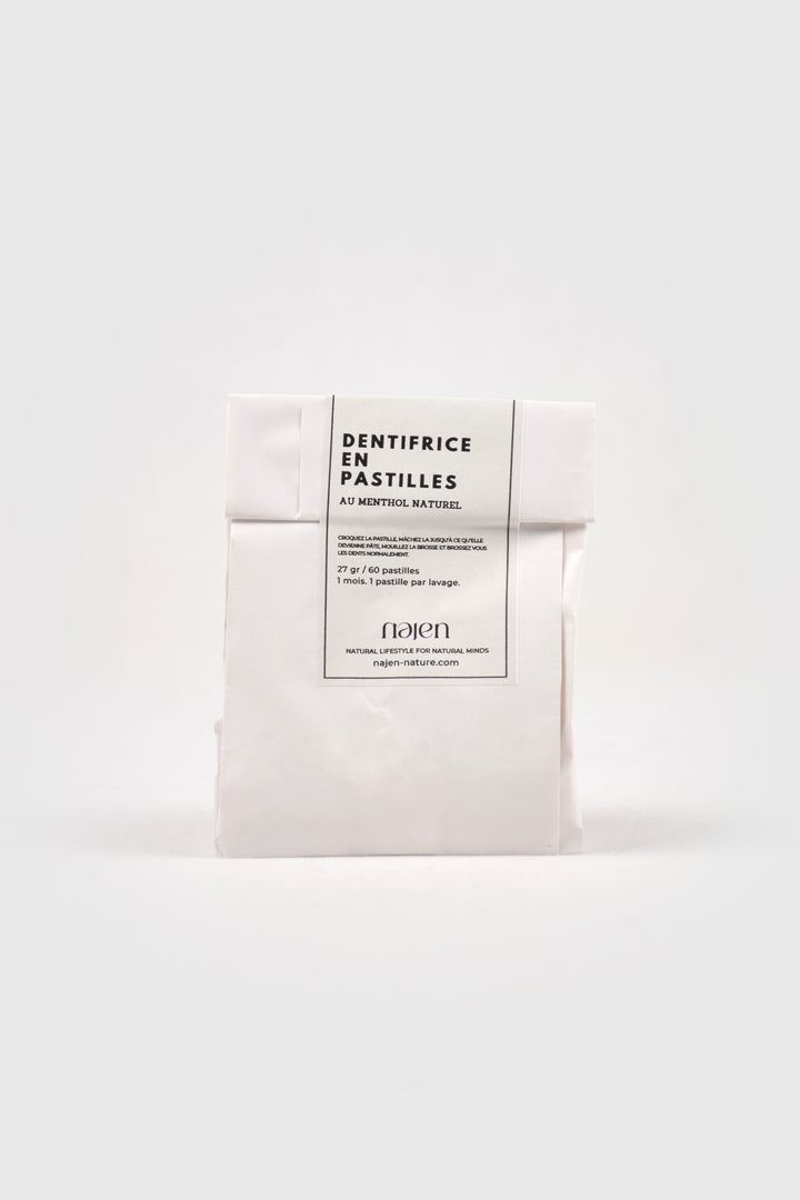 Translation missing: fr.Dentifrice en pastilles Najen - 60 pastilles (27 g)