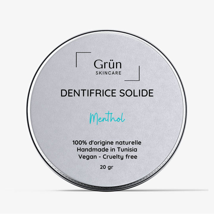 Translation missing: fr.Dentifrice Solide Menthol – Miniature 20 g | Grün