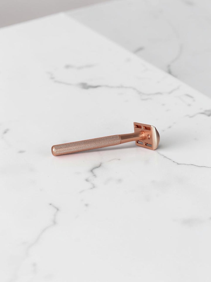 Translation missing: fr.Rasoir de sécurité en Inox. Rose Gold