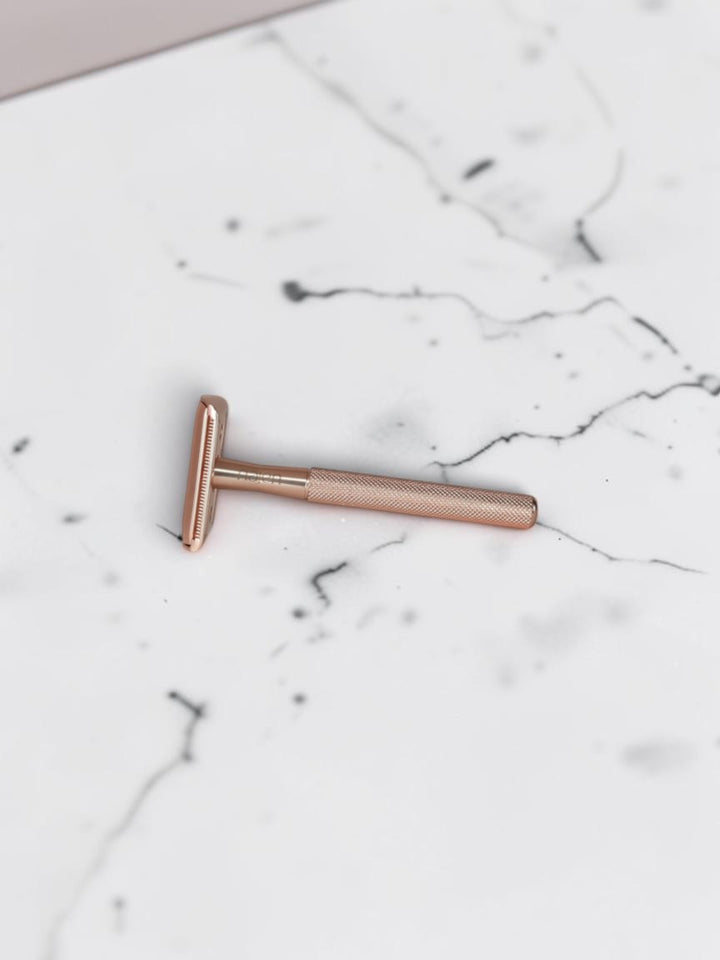 Translation missing: fr.Rasoir de sécurité en Inox. Rose Gold