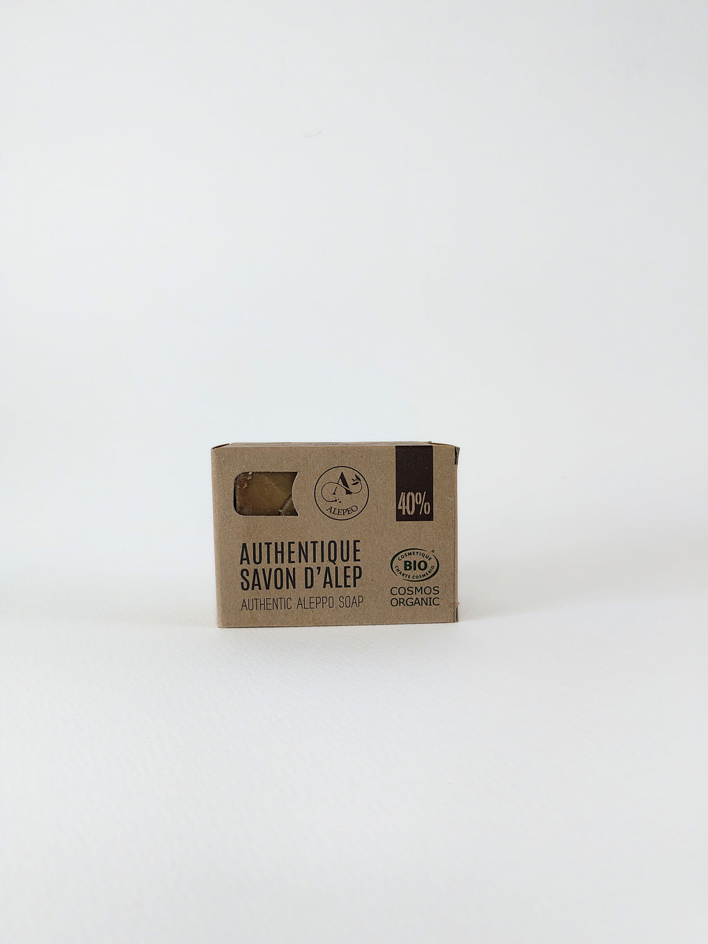 Savon d’Alep Authentique – 40 % Huile de Baie de Laurier – 200 g