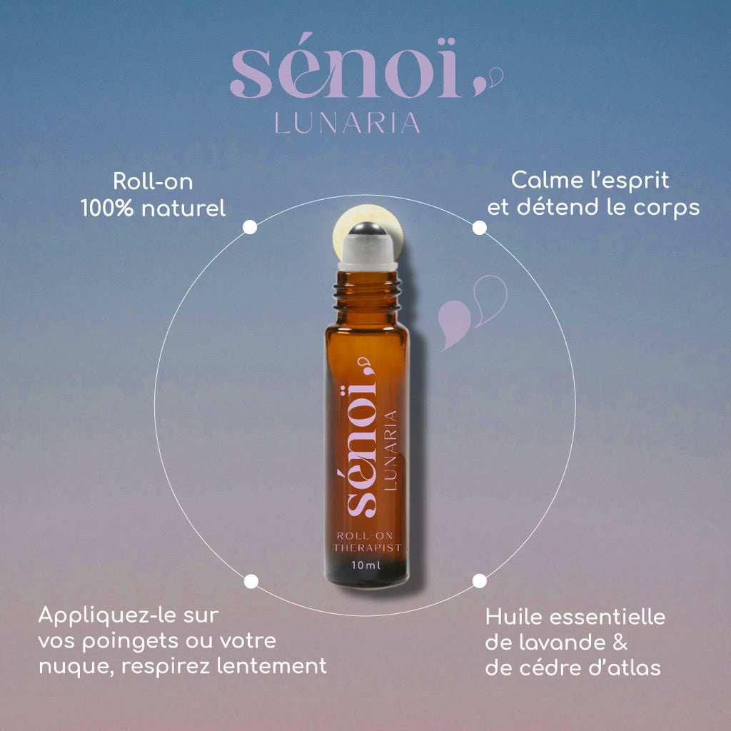 CALME/ DETENTE : Roll-On Lunaria- Sénoï
