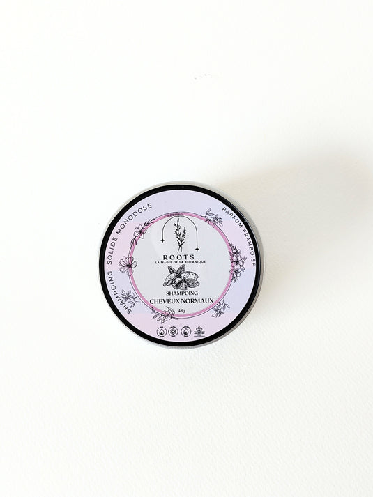 Translation missing: fr.Shampoing Solide Framboise — Cheveux normaux - ROOTS