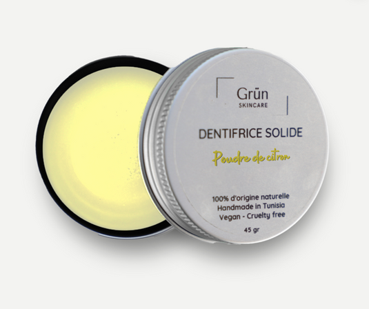Translation missing: fr.Dentifrice Solide Poudre de citron – Blanchissant - Grün
