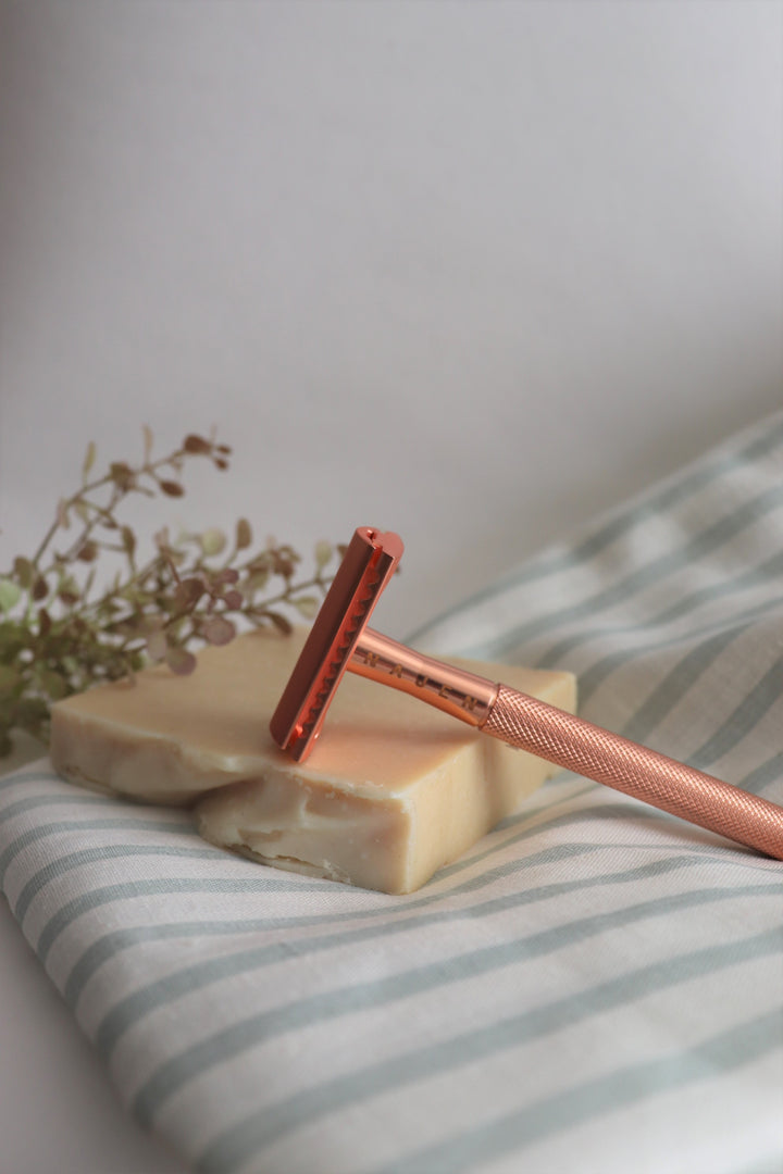 Translation missing: fr.Rasoir de sécurité en Inox. Rose Gold