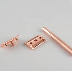 Translation missing: fr.Rasoir de sécurité en Inox. Rose Gold